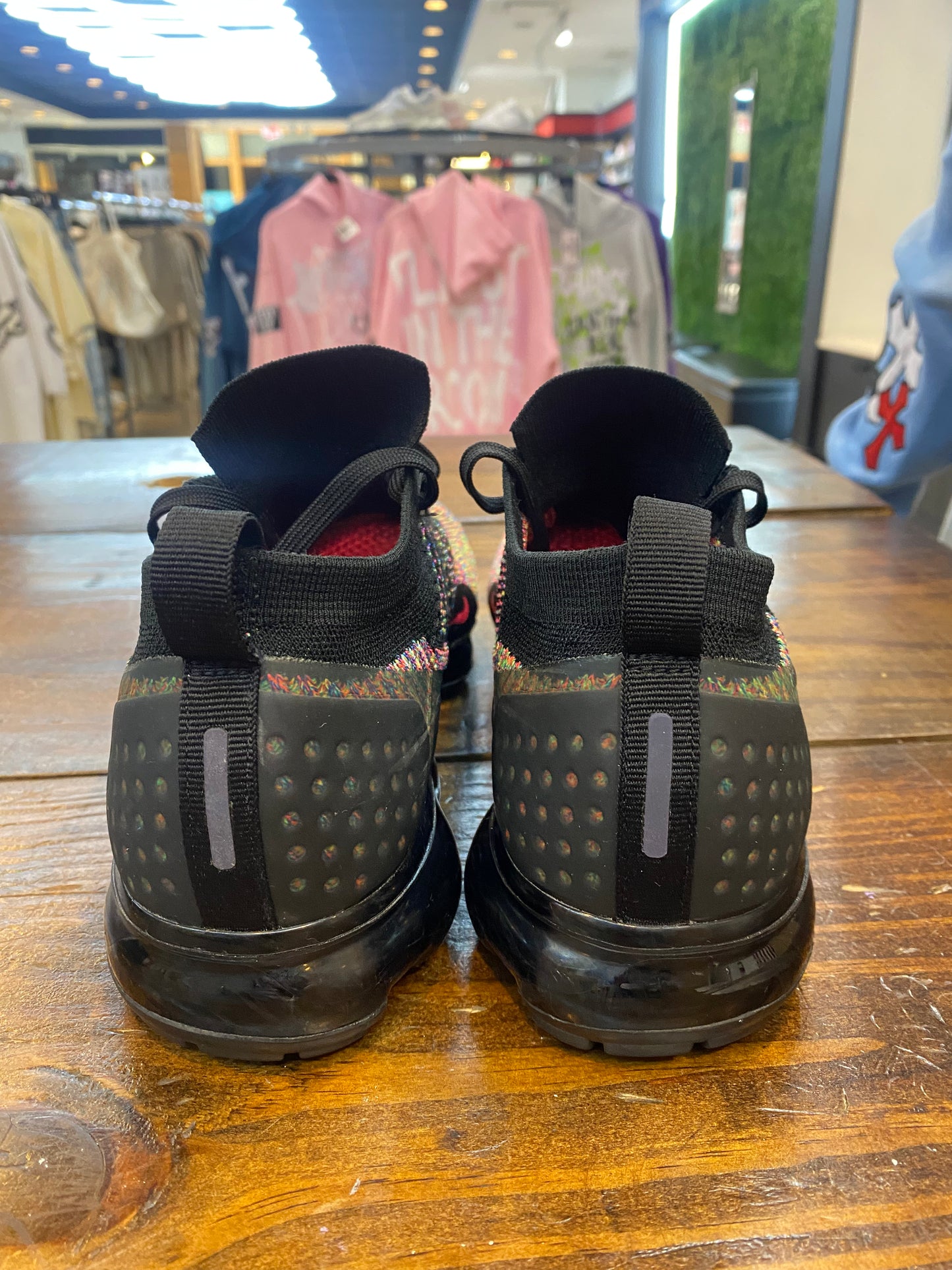 Air Vapor Max Flyknit 2 Black Multi Color PRE OWNED