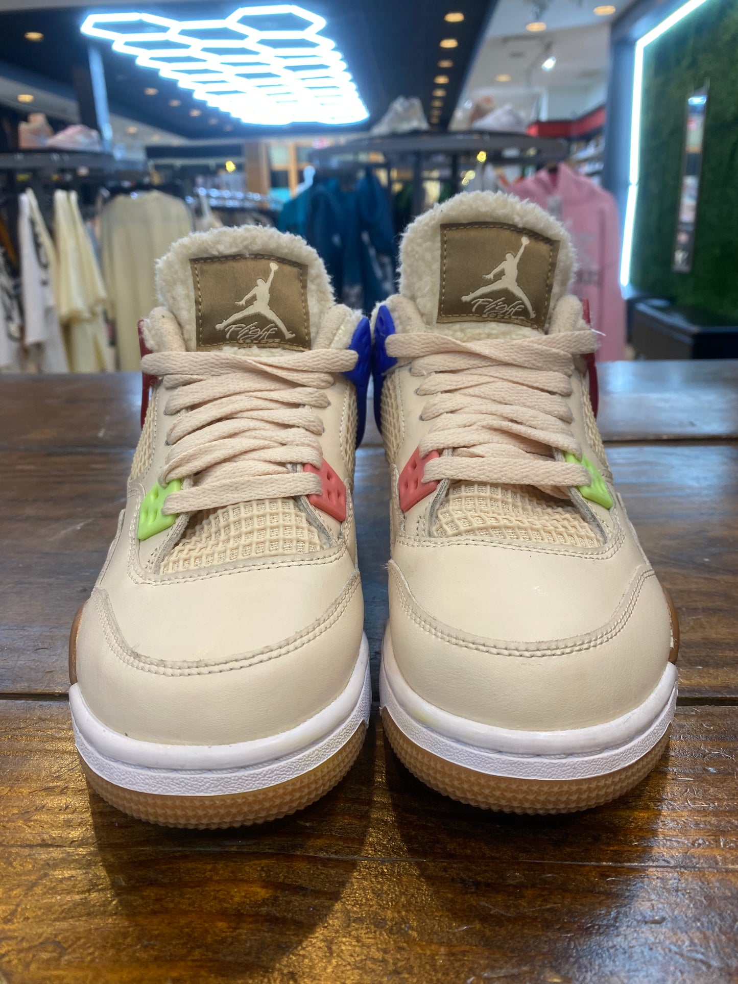 JORDAN 4 RETRO GS WILD THINGS PRE OWNED