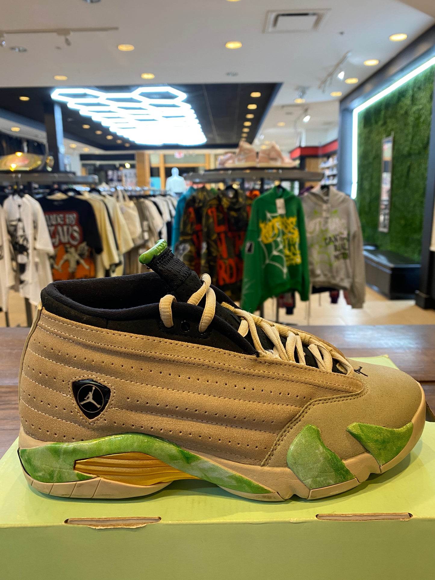 Aleali May X Wmns Jordan 14 Retro Low SP Fortune PRE OWNED