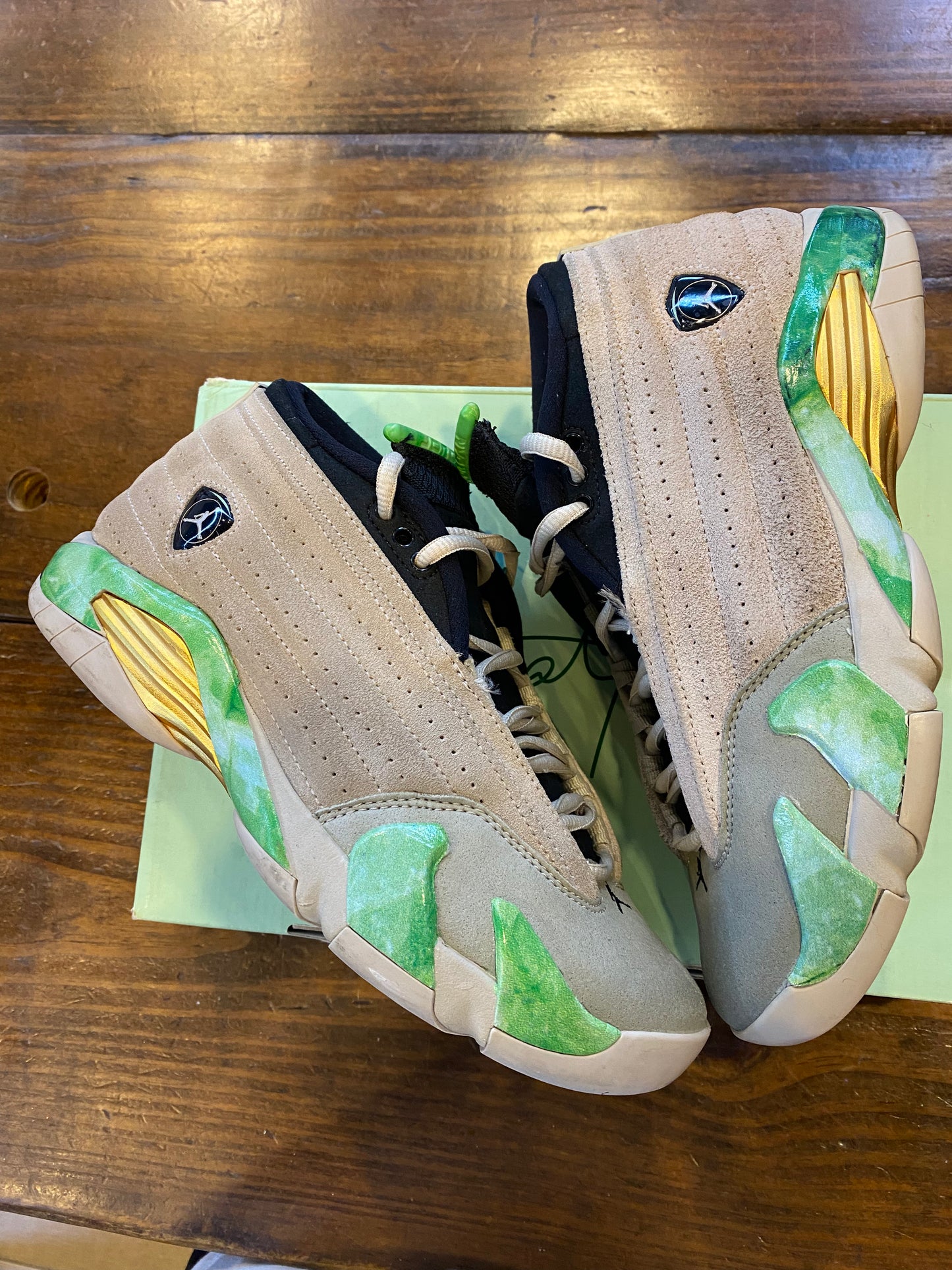 Aleali May X Wmns Jordan 14 Retro Low SP Fortune PRE OWNED