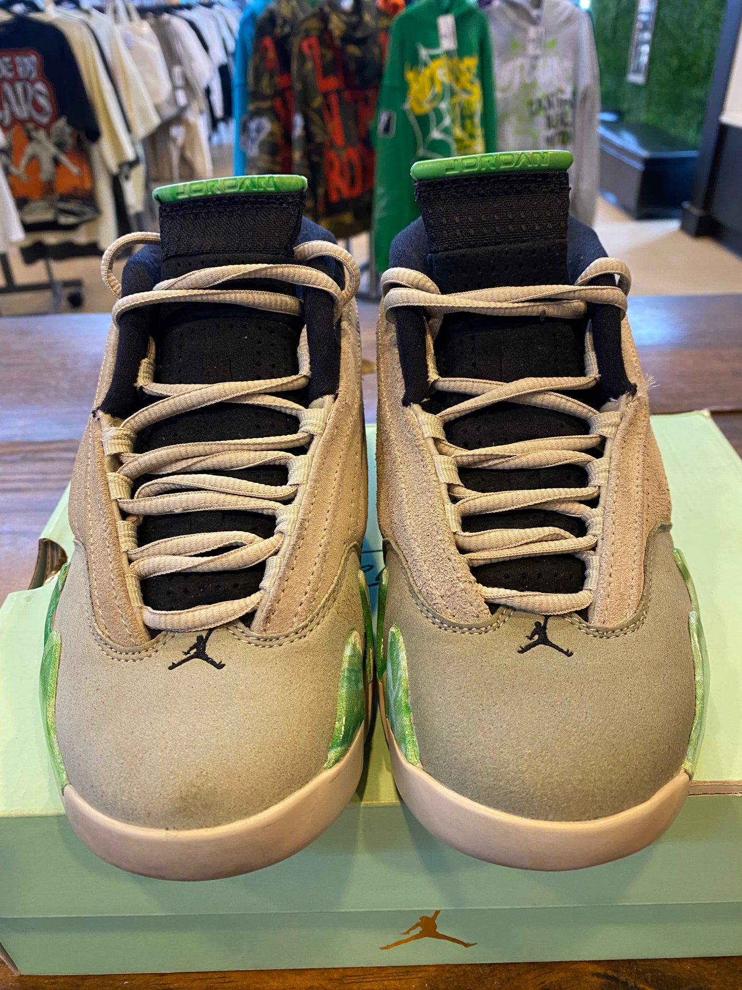 Aleali May X Wmns Jordan 14 Retro Low SP Fortune PRE OWNED