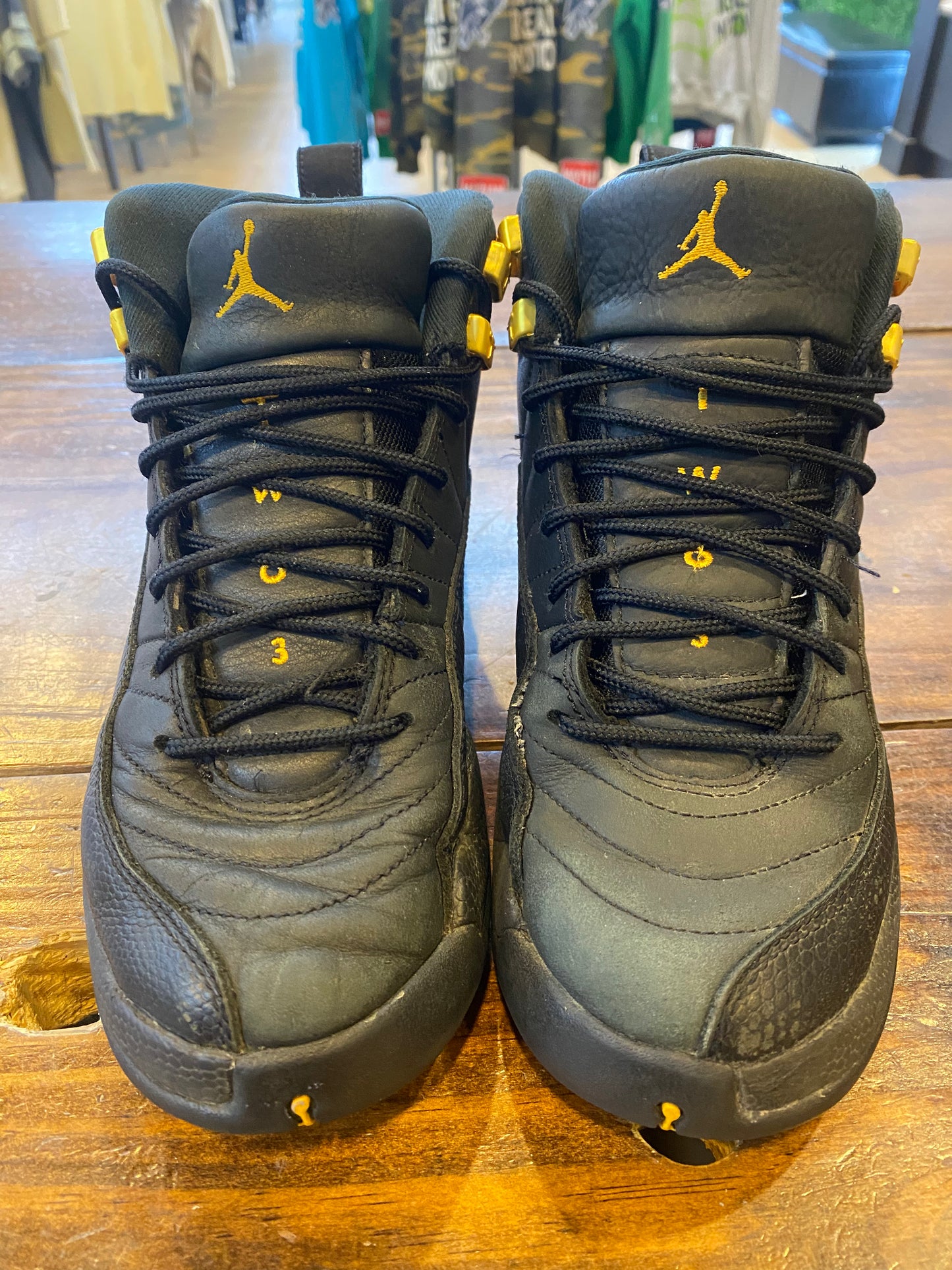 Jordan 12 Retro GS Black Taxi PRE OWNED
