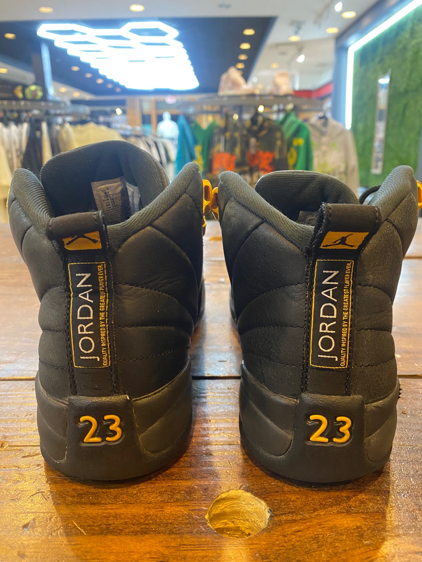 Jordan 12 Retro GS Black Taxi PRE OWNED