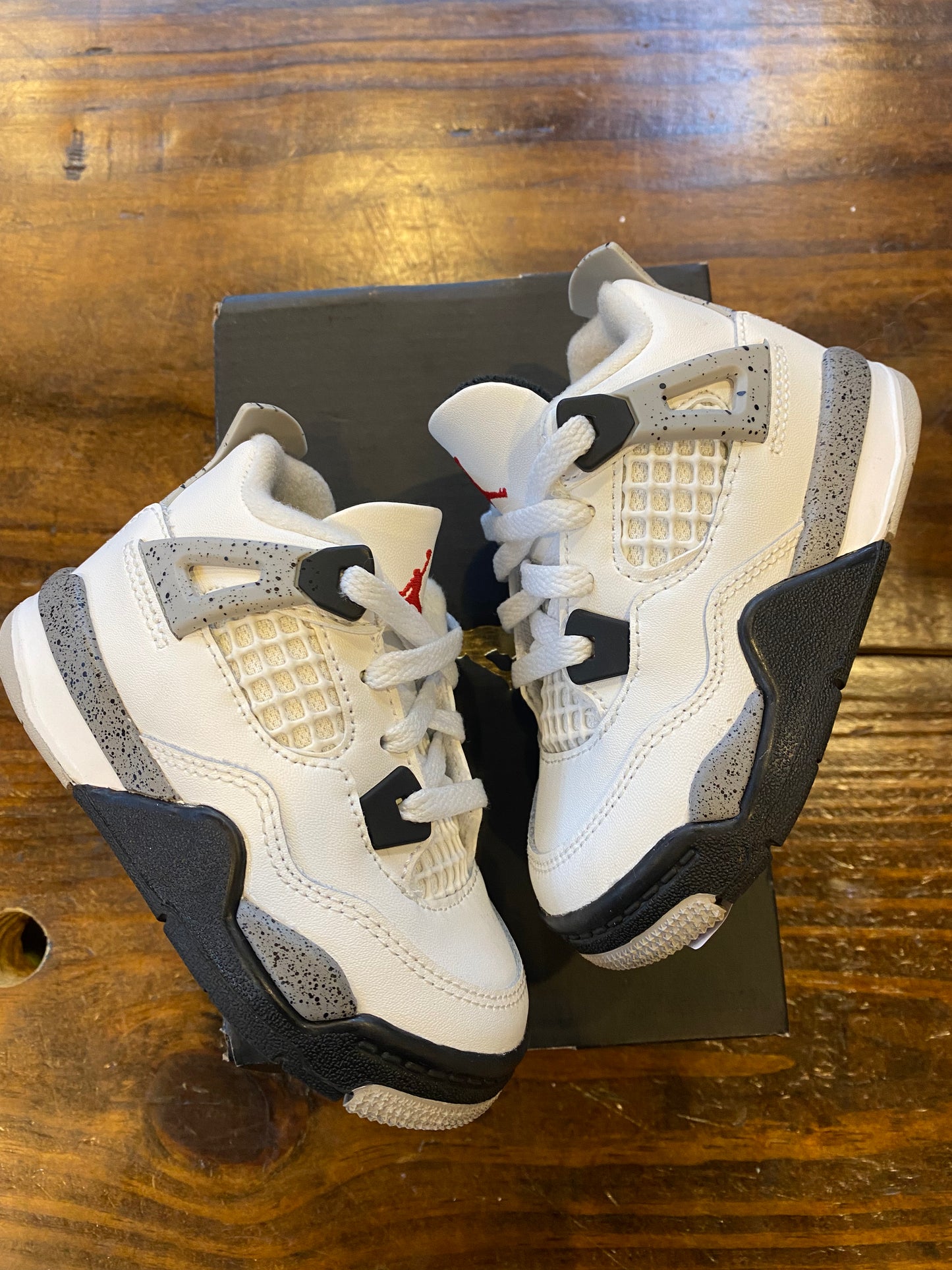 Jordan 4 Retro OG TD White Cement 2025 PRE OWNED