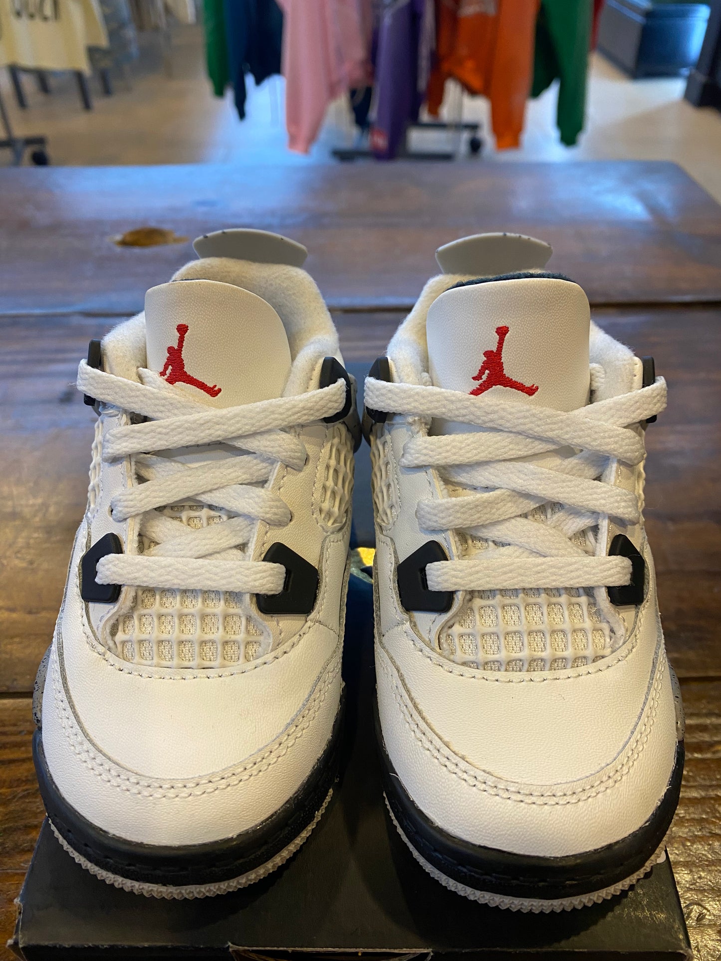 Jordan 4 Retro OG TD White Cement 2025 PRE OWNED