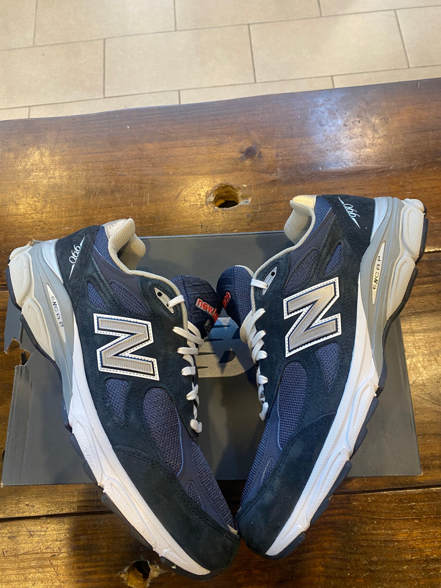 New Balance 990 V 3 Made In USA Navy PRE OWNED