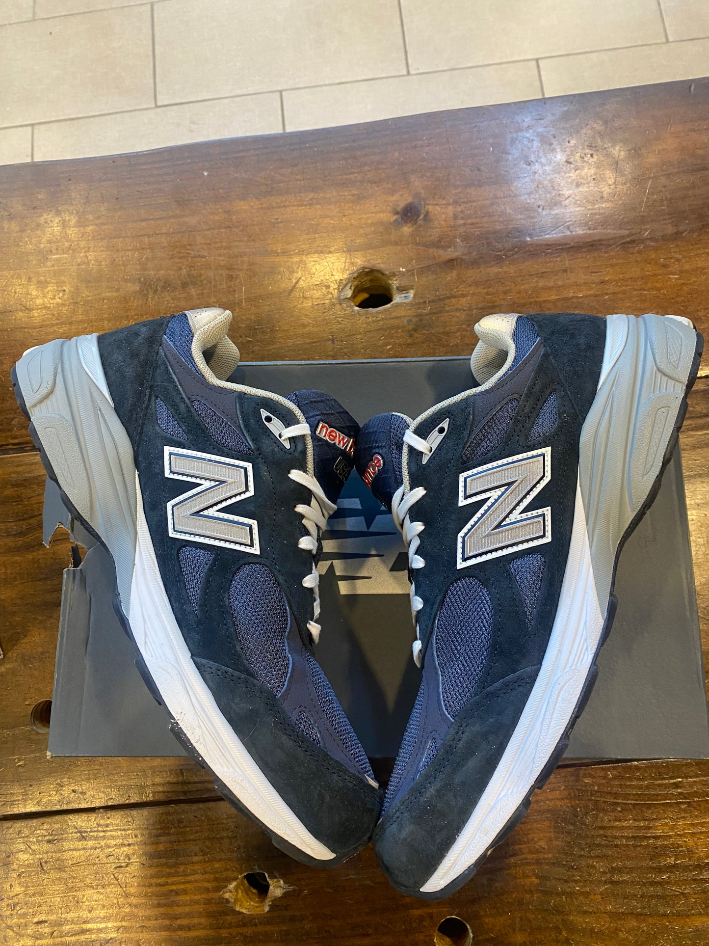 New Balance 990 V 3 Made In USA Navy PRE OWNED