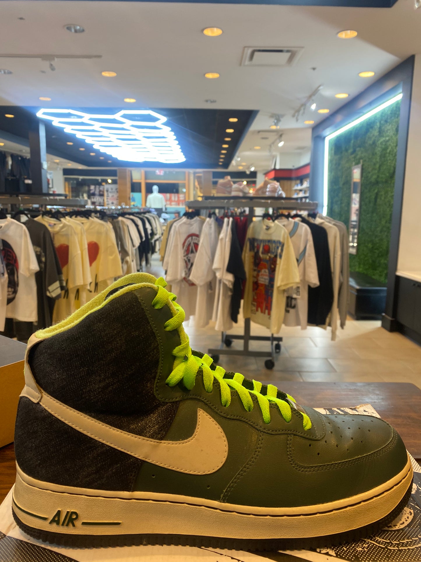 Air Force 1 High 07 Vintage Green Mortar PRE OWNED