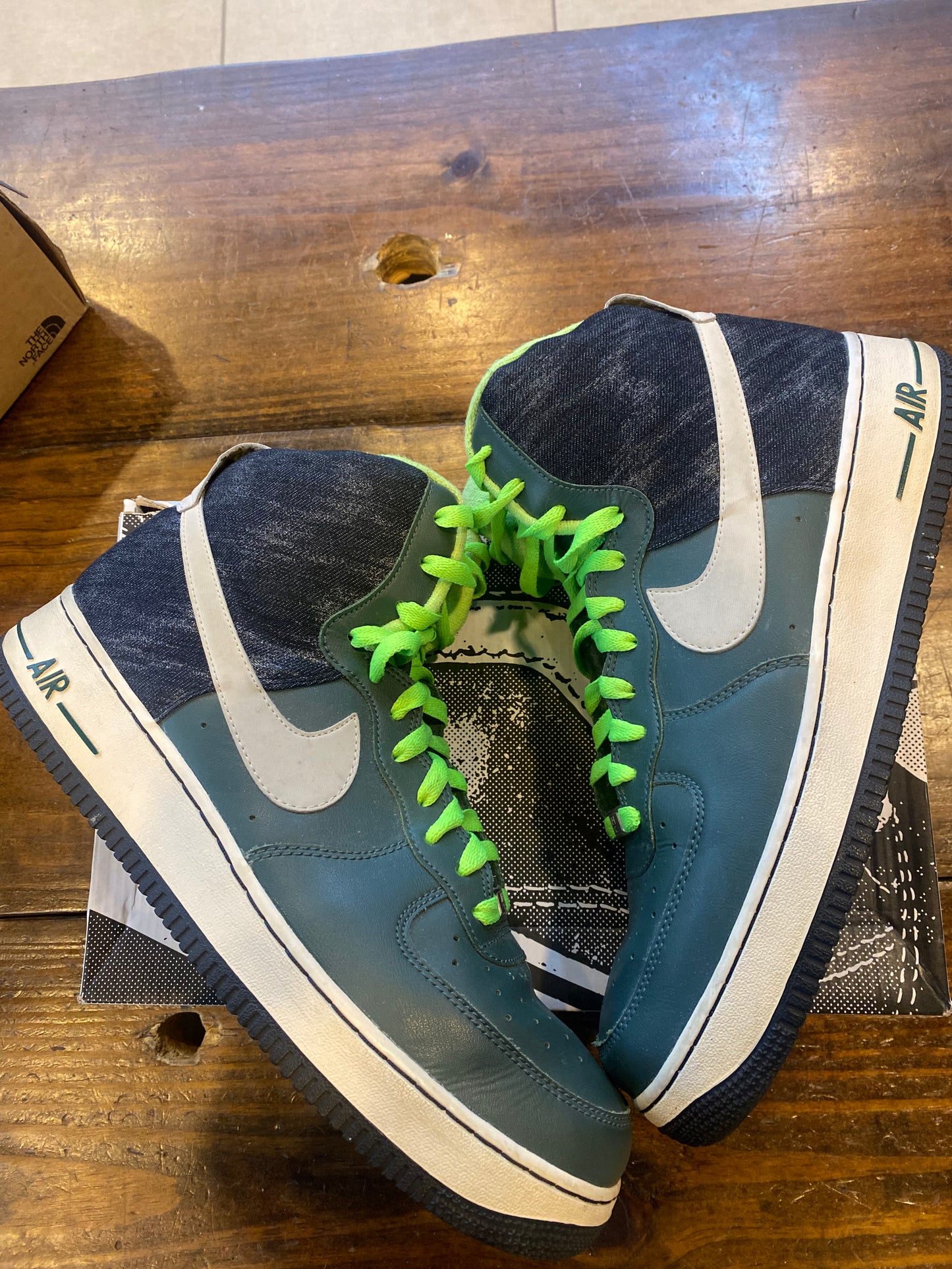 Air Force 1 High 07 Vintage Green Mortar PRE OWNED