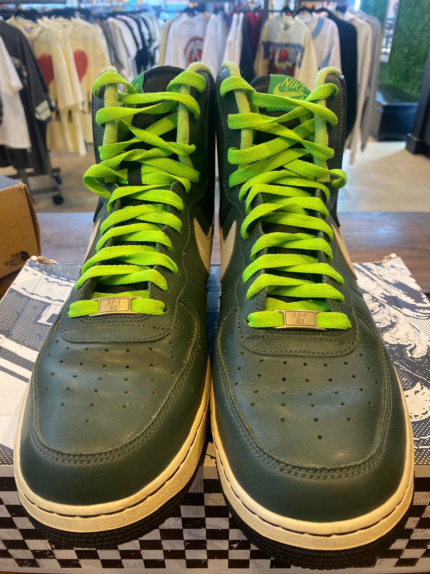 Air Force 1 High 07 Vintage Green Mortar PRE OWNED