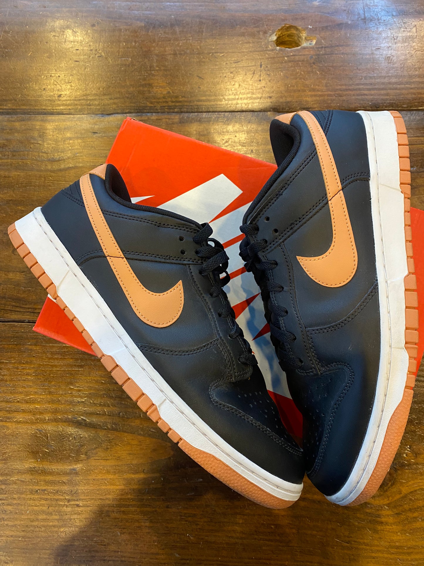 Dunk Low Black Amber Brown PRE OWNED