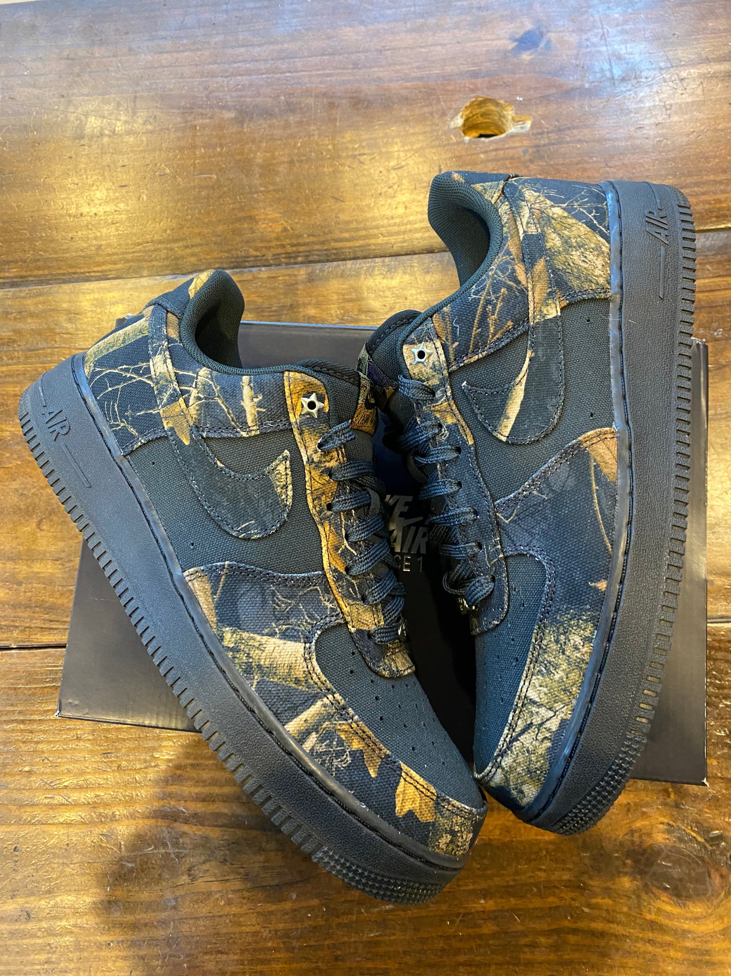 Nike Air Force 1 Low Realtree Black Camo PRE OWNED