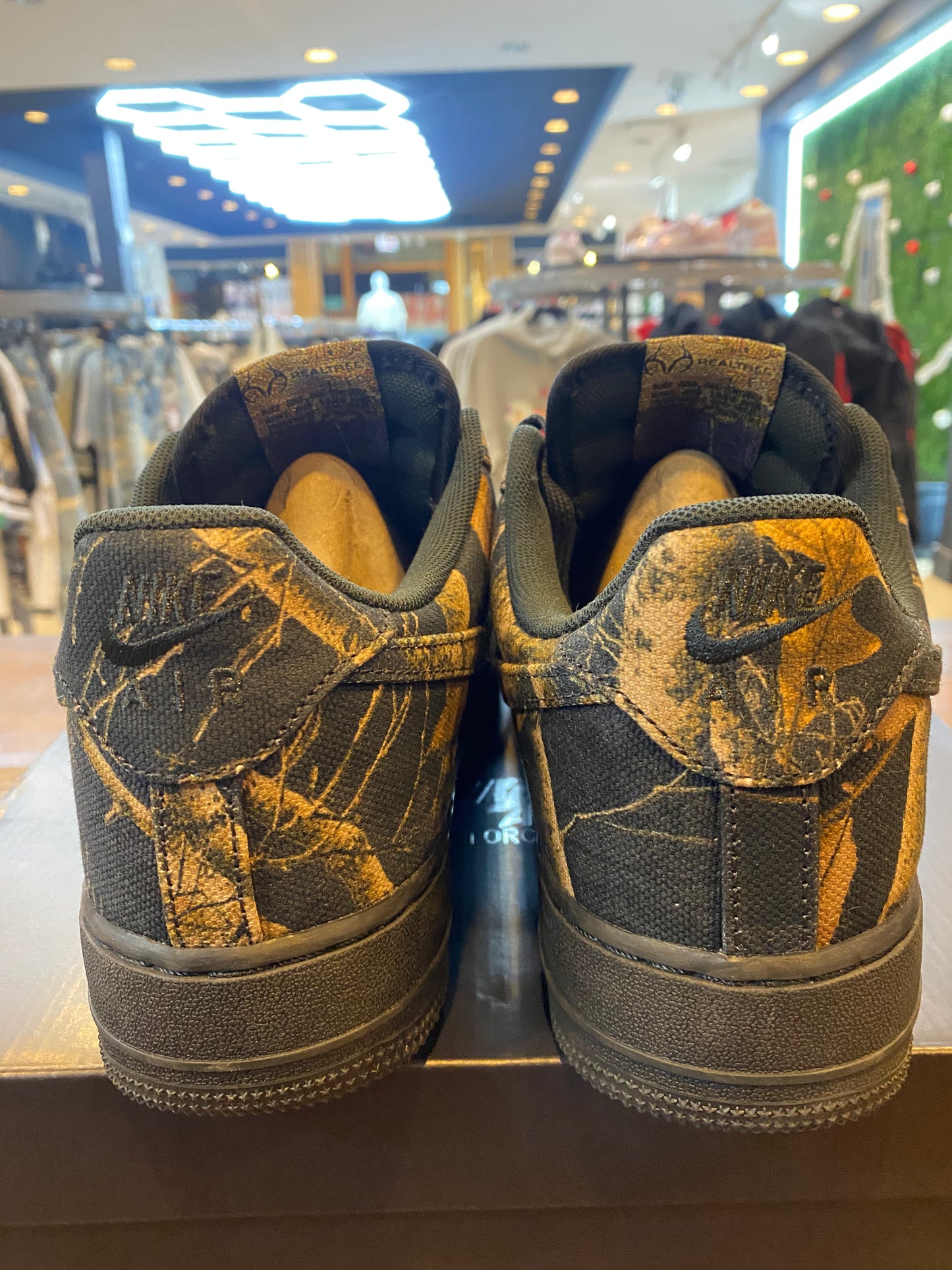 Nike Air Force 1 Low Realtree Black Camo PRE OWNED