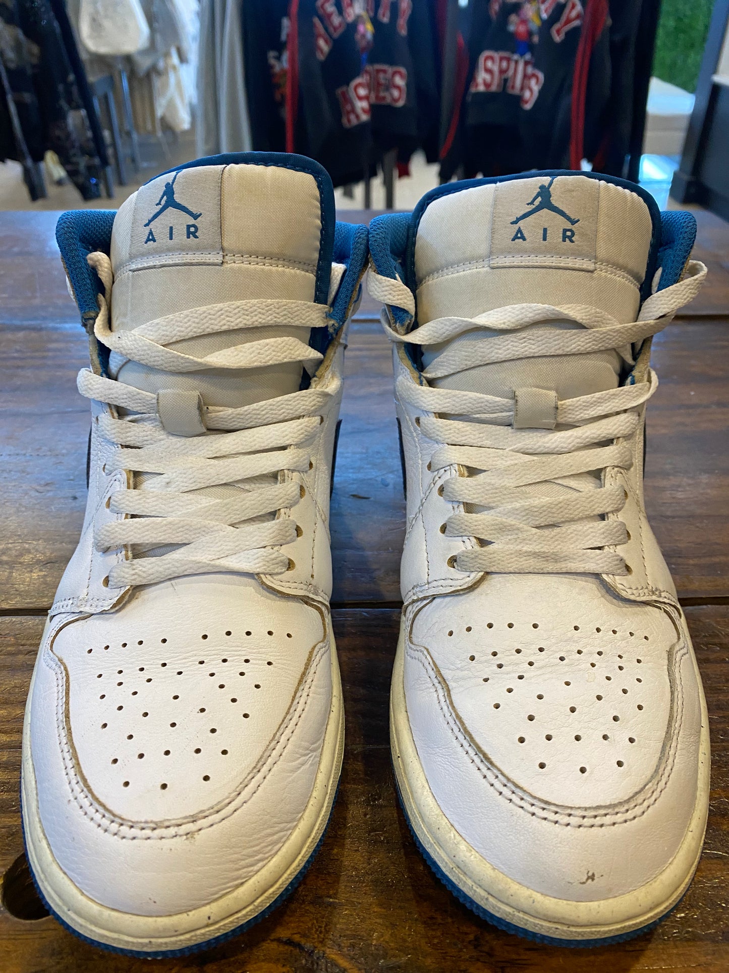 Jordan 1 Mid Industrial Blue PRE OWNED