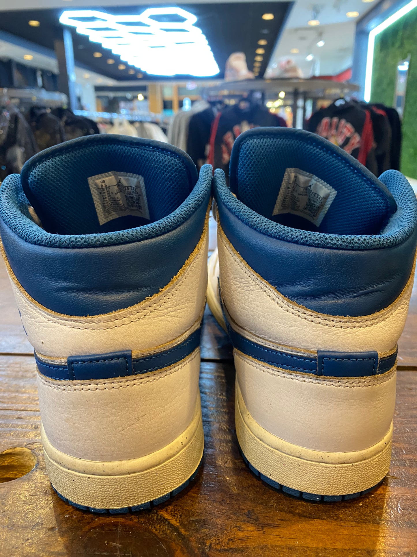 Jordan 1 Mid Industrial Blue PRE OWNED