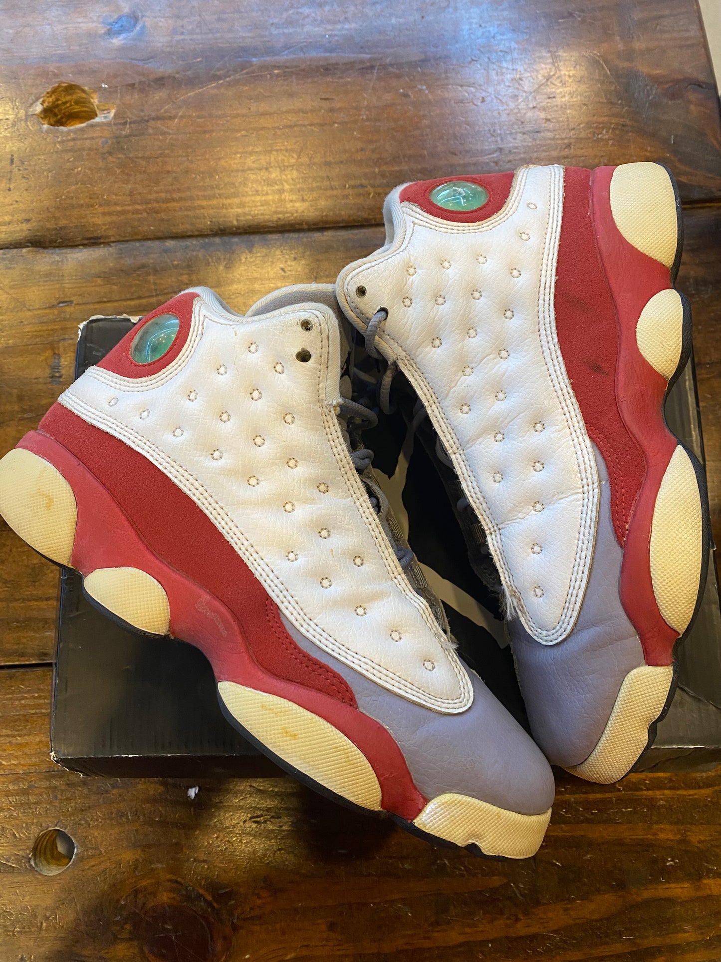 Jordan 13 Retro GS Grey Toe 2014 PRE OWNED