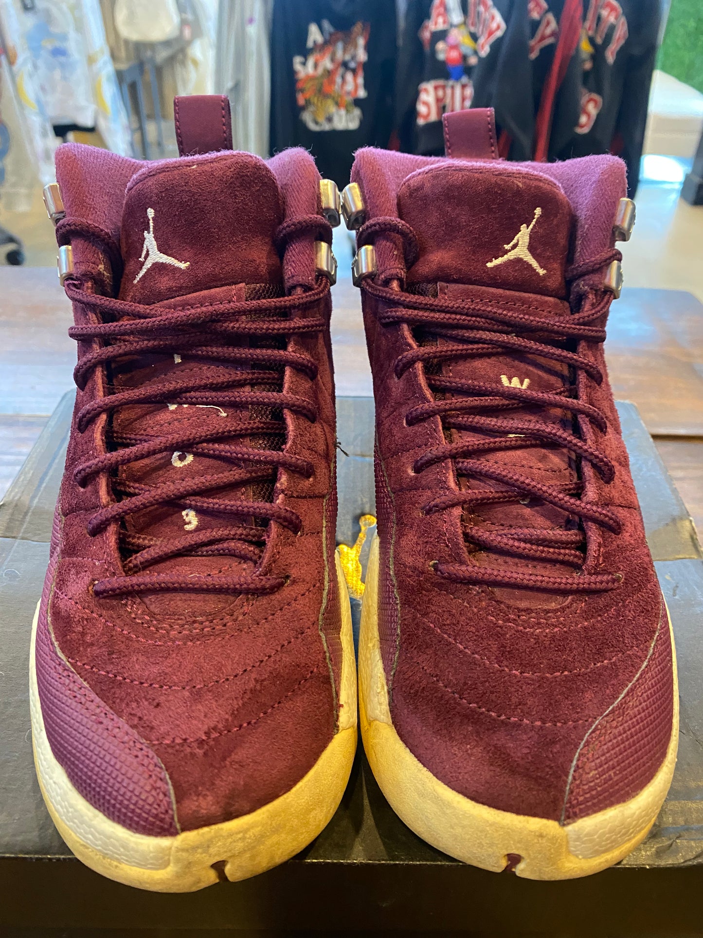 Jordan 12 Retro GS Bordeaux PRE OWNED