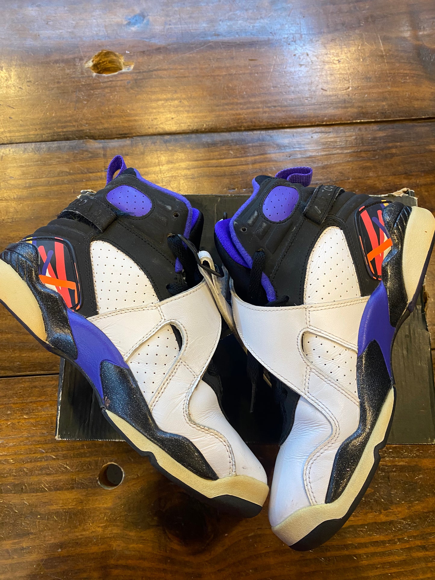 Jordan 8 Retro BG Three Peat PRE OWNED