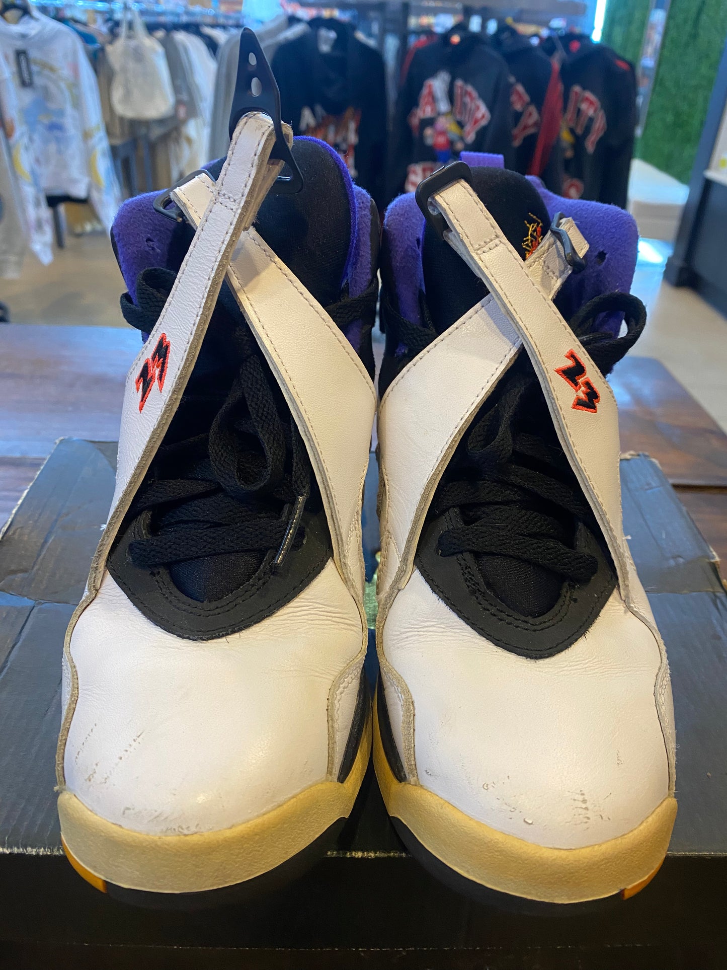 Jordan 8 Retro BG Three Peat PRE OWNED