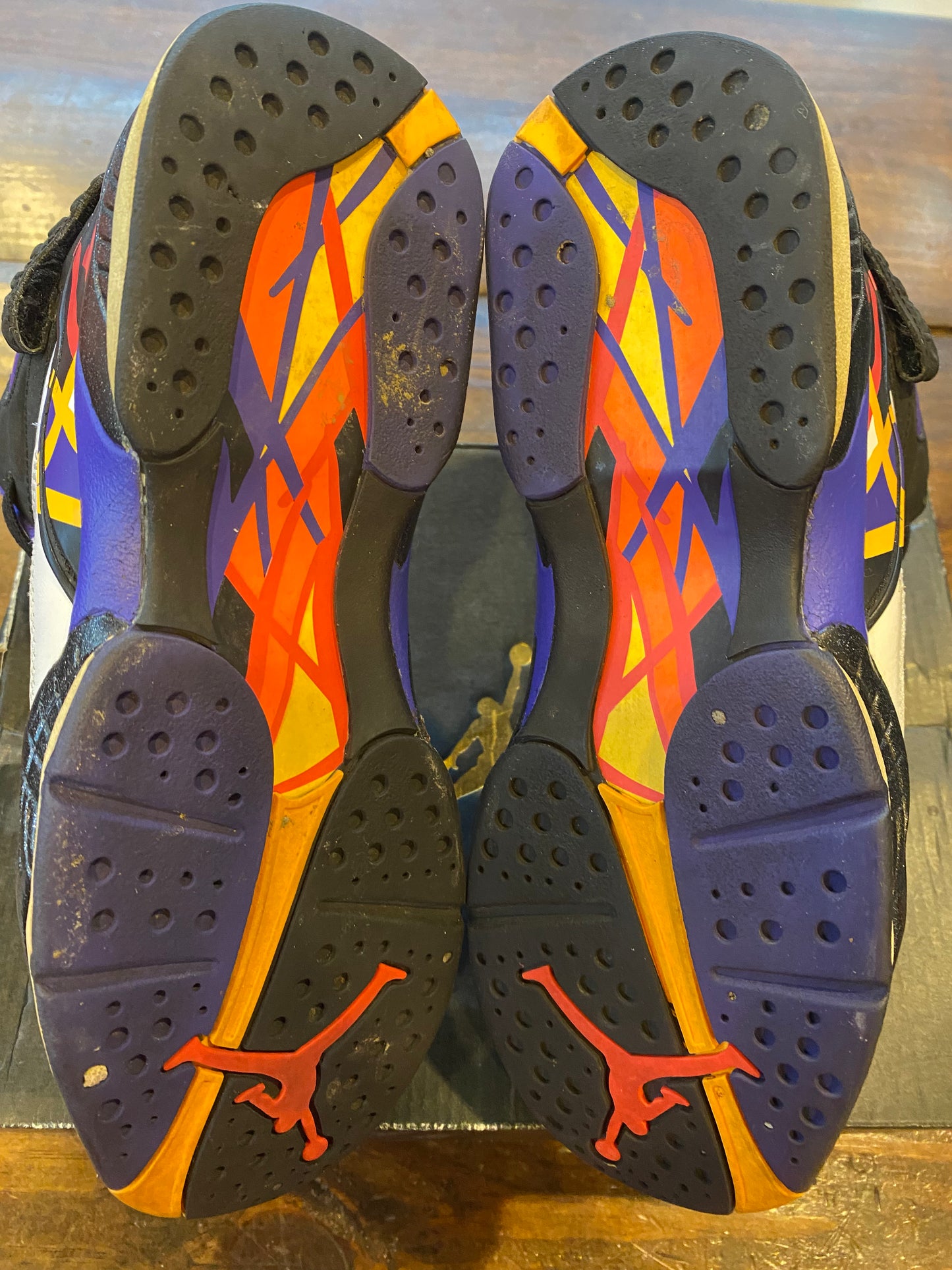 Jordan 8 Retro BG Three Peat PRE OWNED