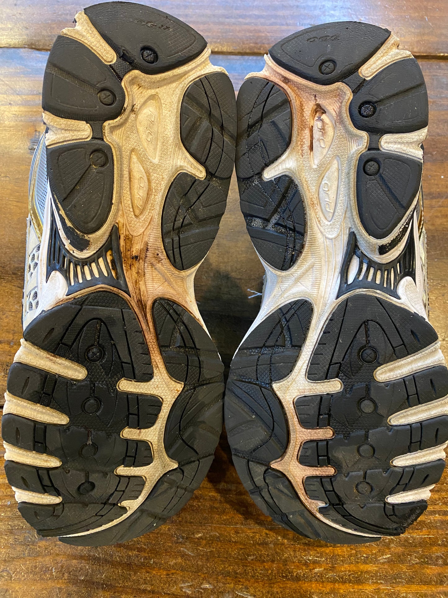 Saucony ProGrid Omni 9 Silver Gold PRE OWNED