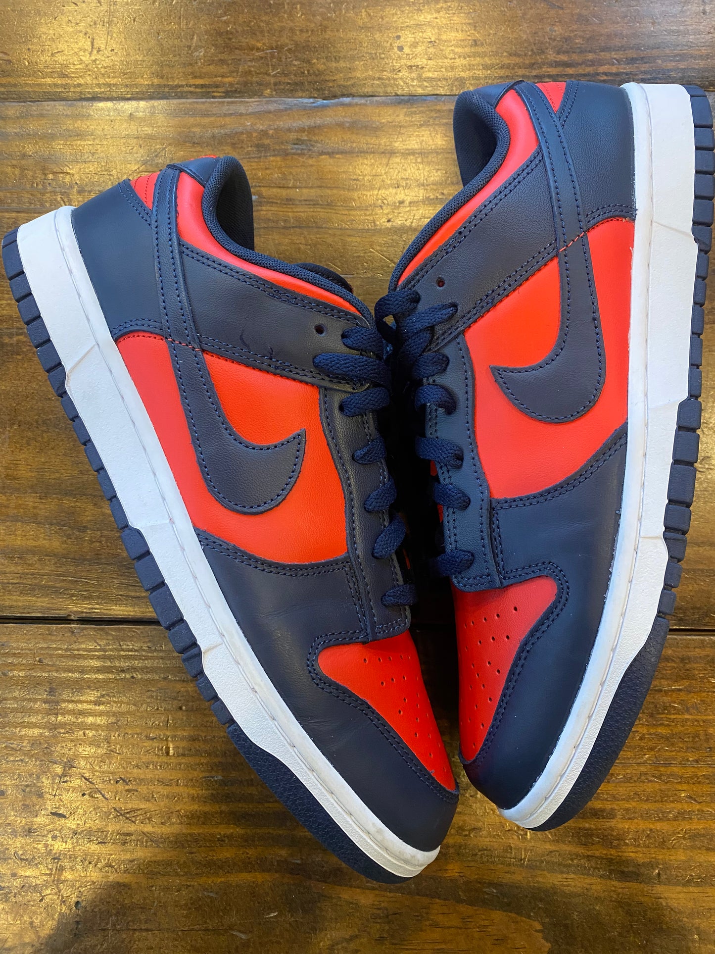 Dunk Low Retro Navy Red 2024 PRE OWNED
