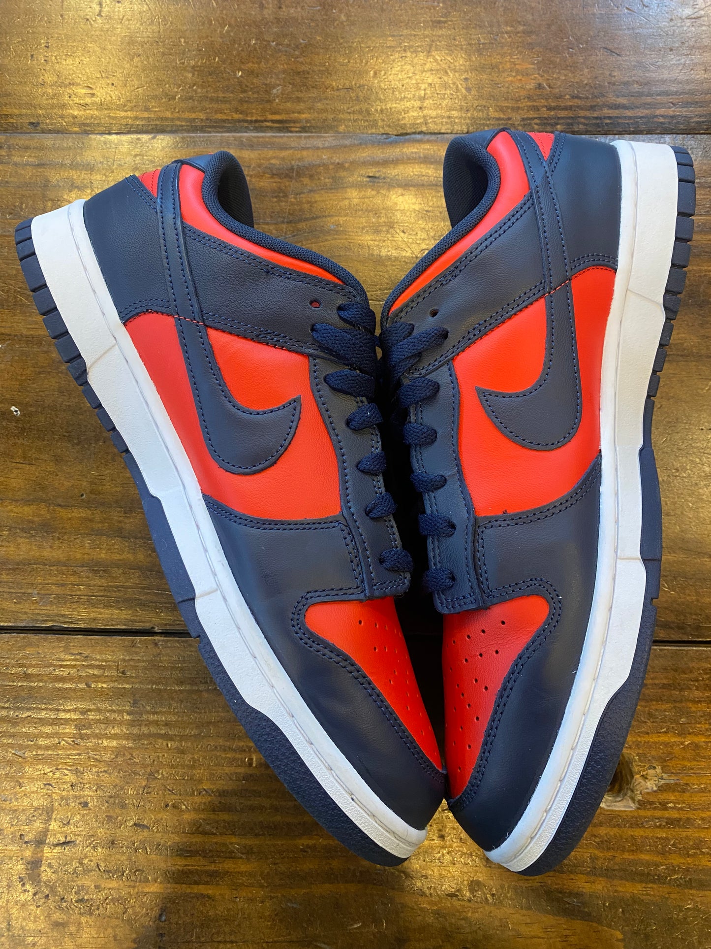 Dunk Low Retro Navy Red 2024 PRE OWNED