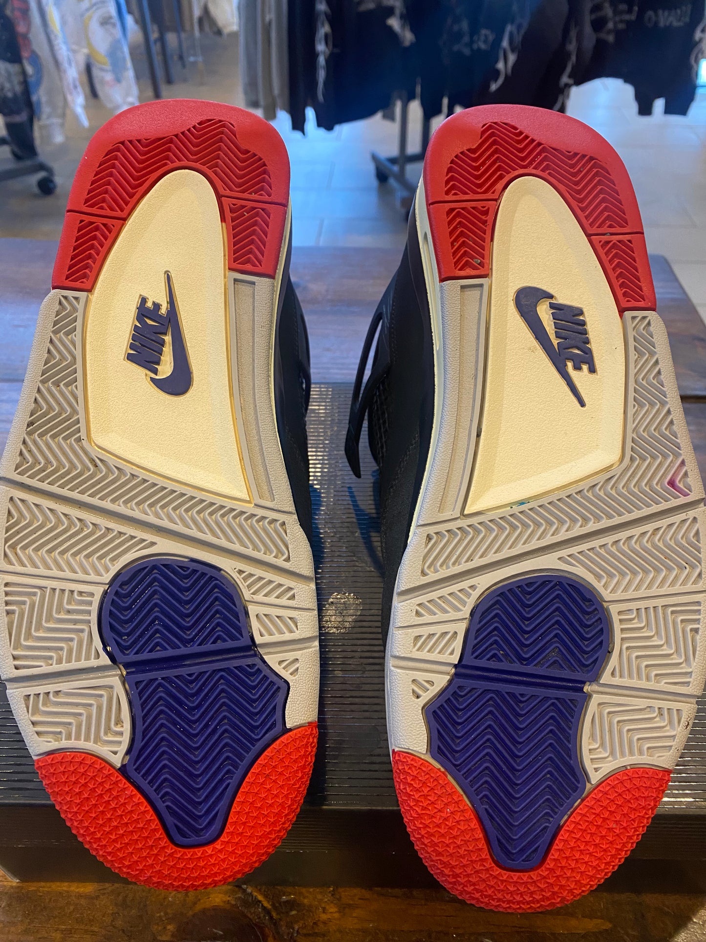 Jordan 4 Retro Rare Air White Lettering PRE OWNED