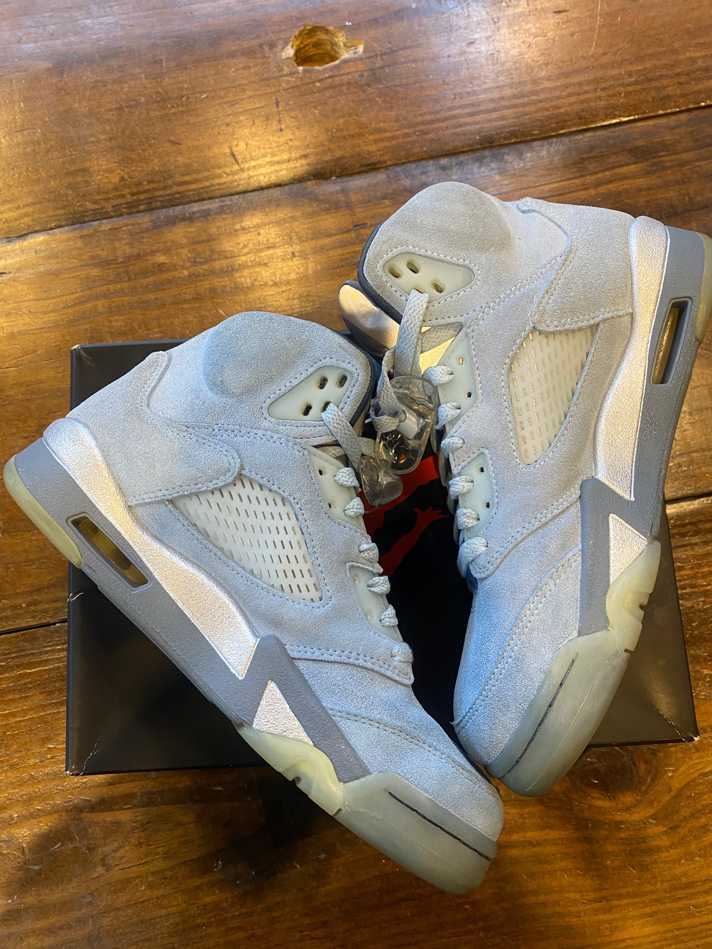 Wmns Jordan 5 Retro Blue Bird PRE OWNED