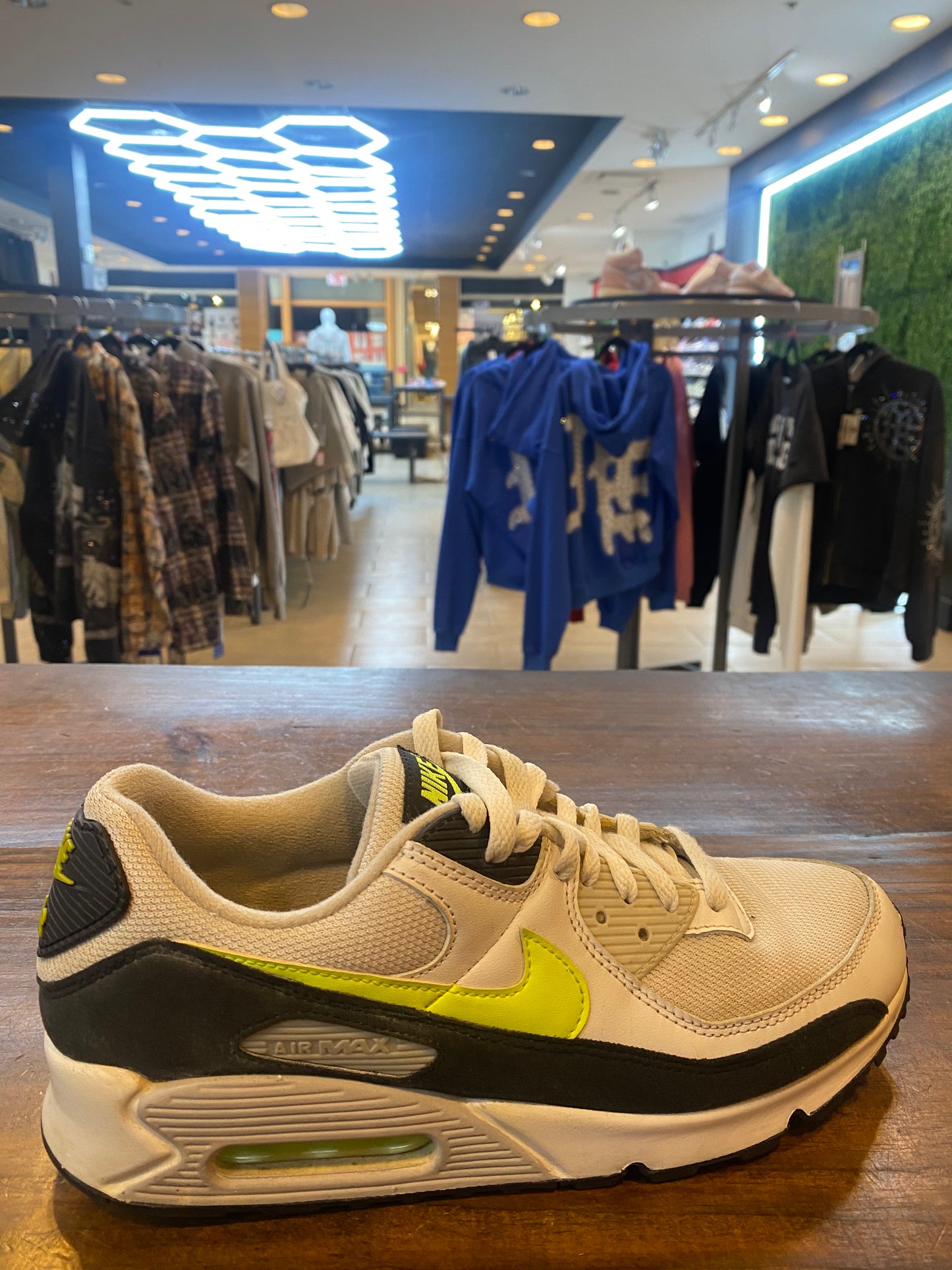 Air Max 90 White Hot Lime PRE OWNED
