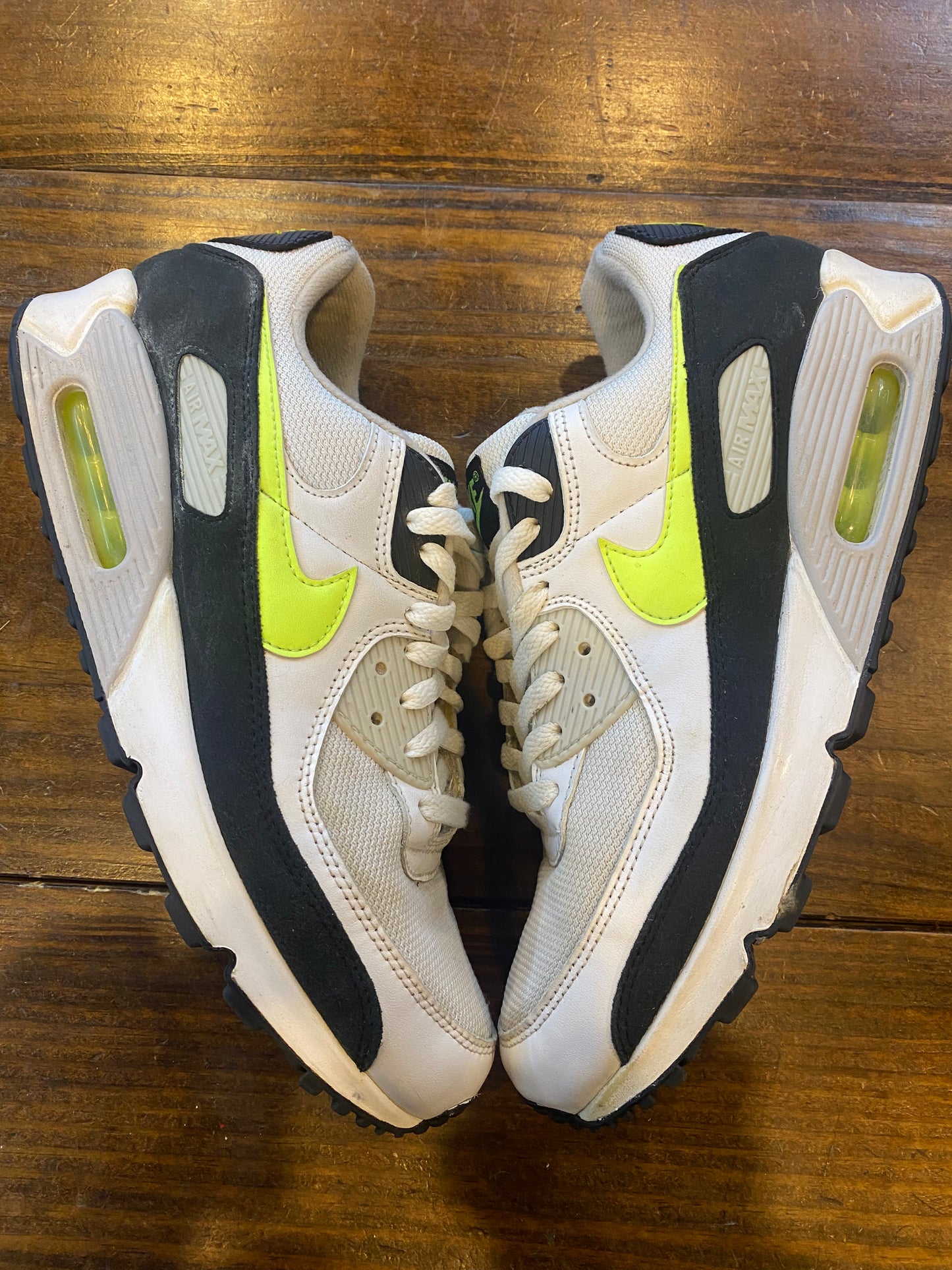 Air Max 90 White Hot Lime PRE OWNED