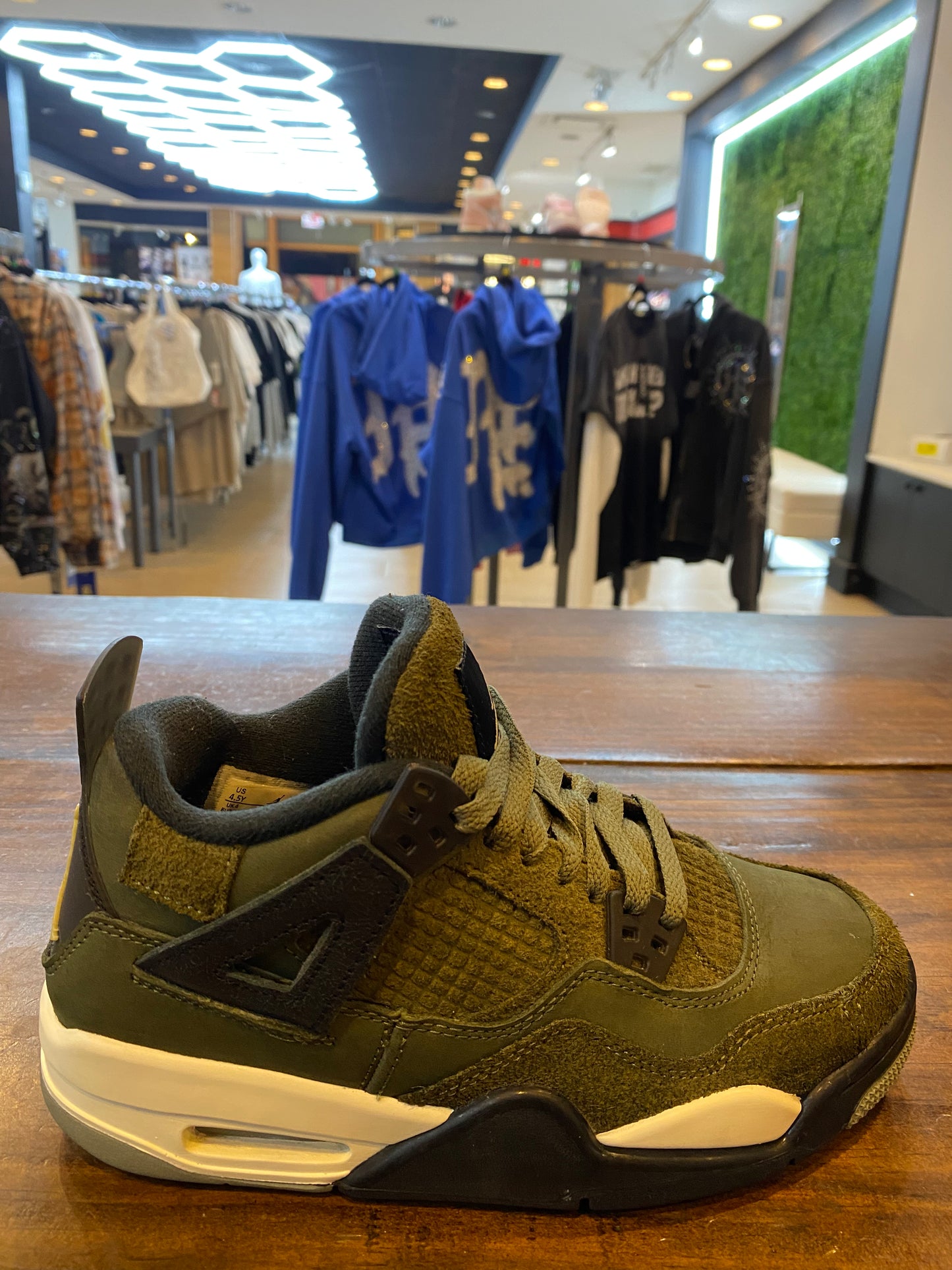 Jordan 4 Retro SE Craft GS Olive PRE OWNED