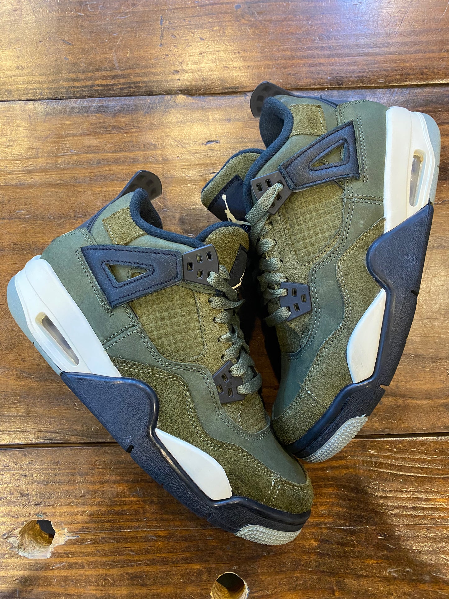 Jordan 4 Retro SE Craft GS Olive PRE OWNED