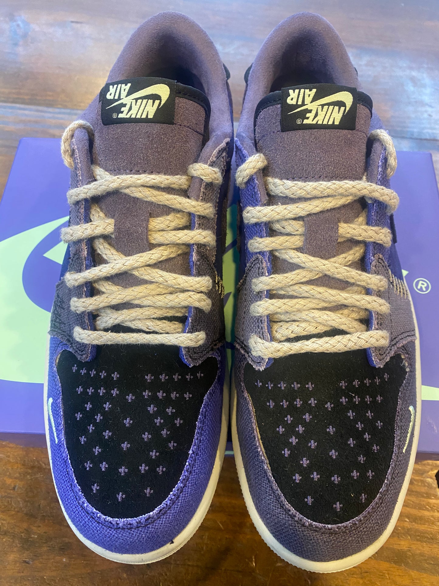 Zion Williamson X Jordan 1 Retro Low OG Voodoo Alternate PRE OWNED