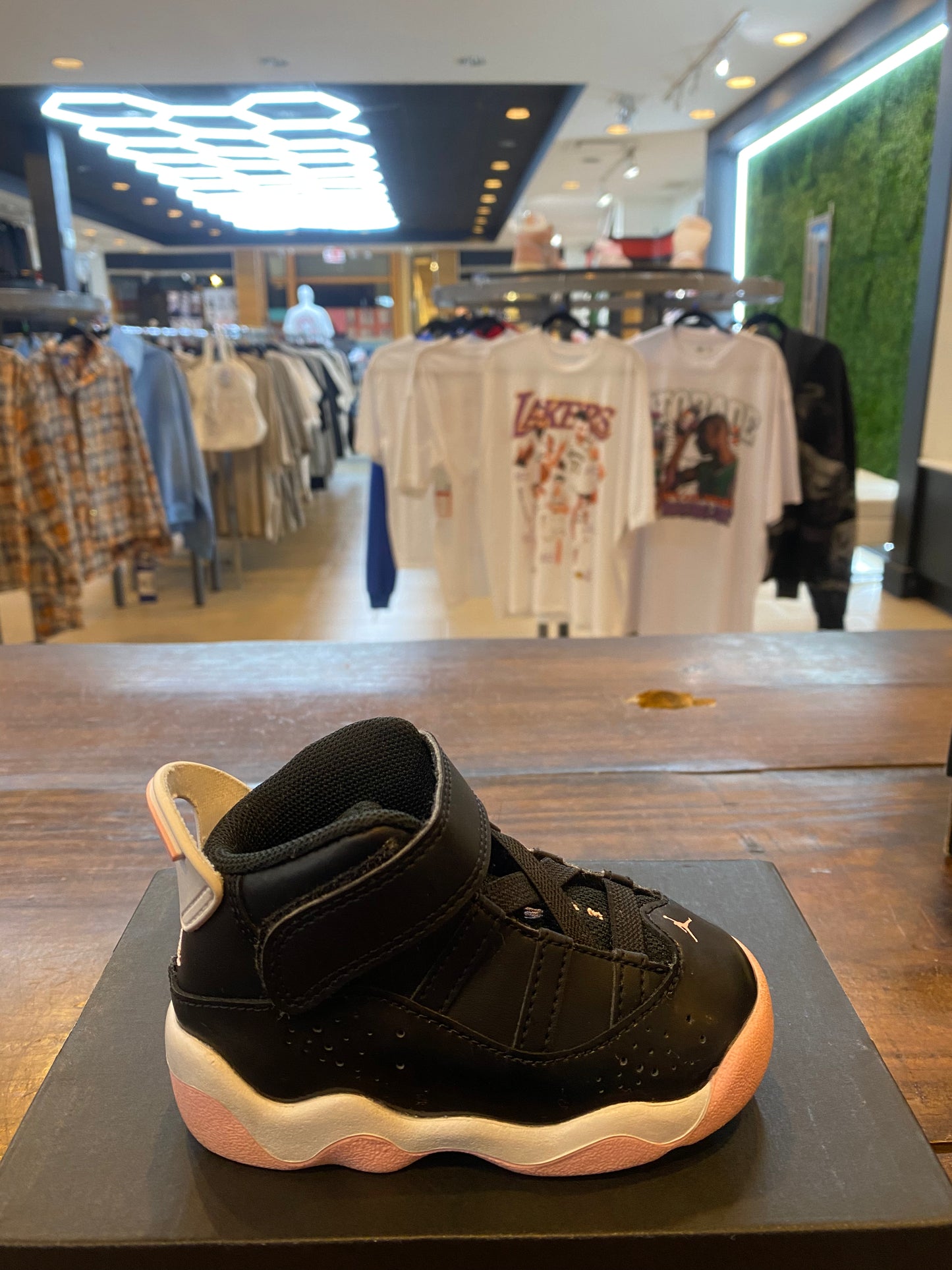 Jordan 6 Rings TD Black Arctic Punch PRE OWNED