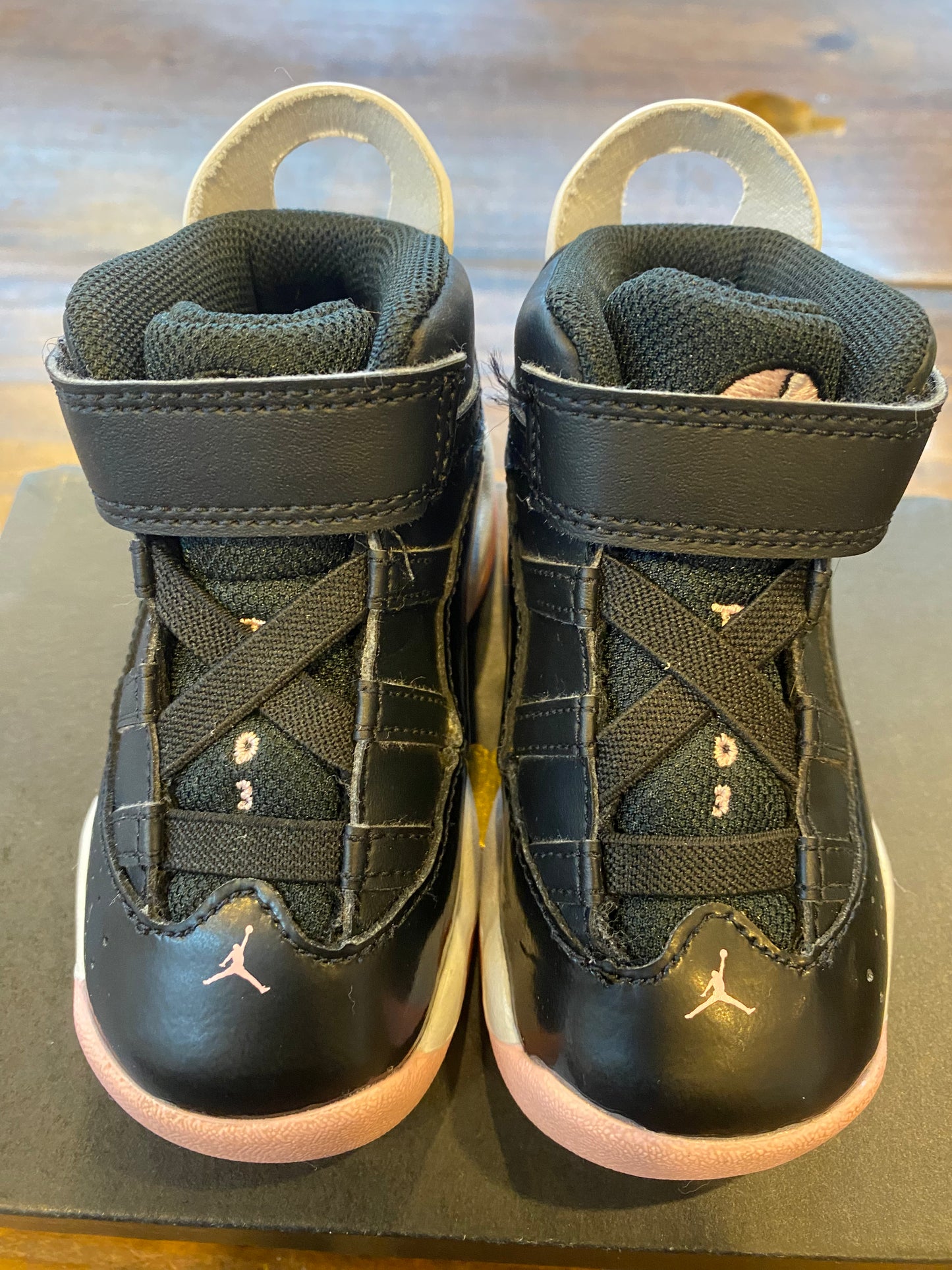 Jordan 6 Rings TD Black Arctic Punch PRE OWNED