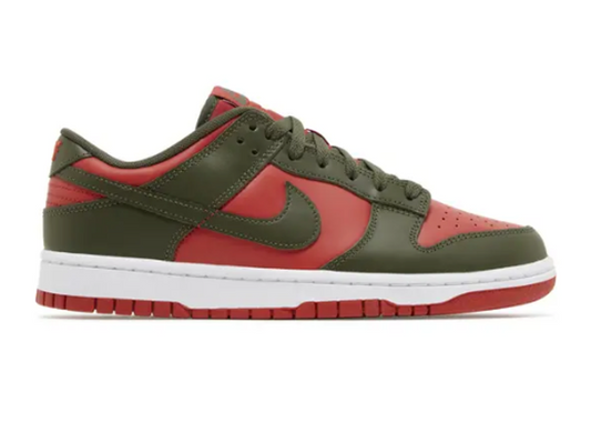 Dunk Low Cargo Khaki Mystic Red PRE OWNED