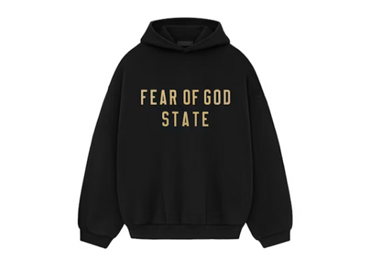 Fear of God Essentials Fleece Hoodie Black