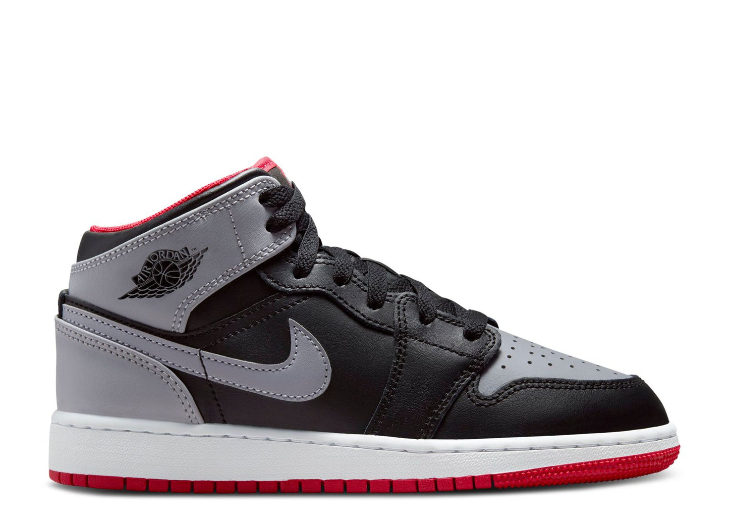 Air Jordan 1 Mid GS Bred Shadow