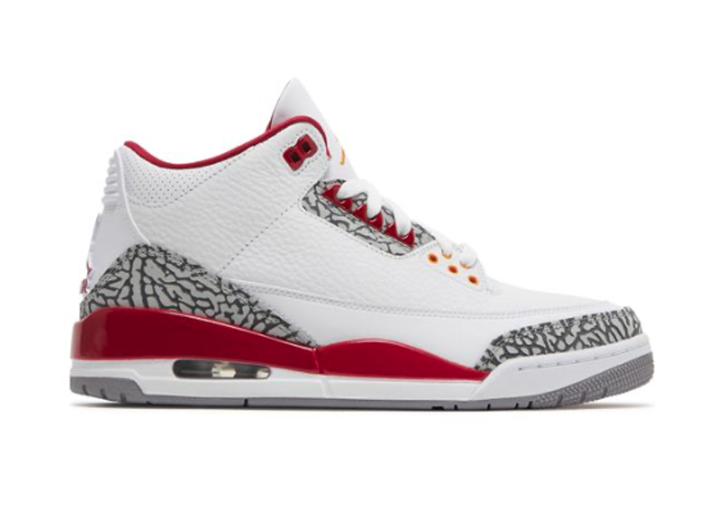 Jordan 3 Retro Cardinal Red Preowned