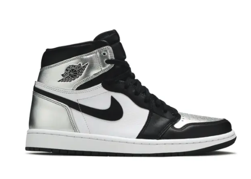 Wmns Jordan 1 Retro High OG Silver Toe PRE OWNED