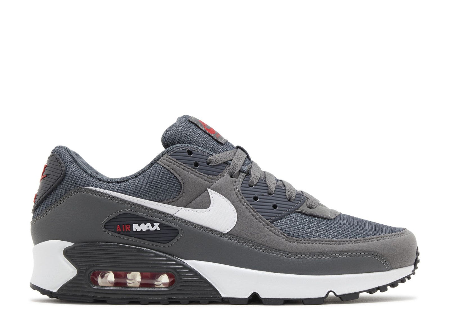 Air Max 90 Iron Grey University Red