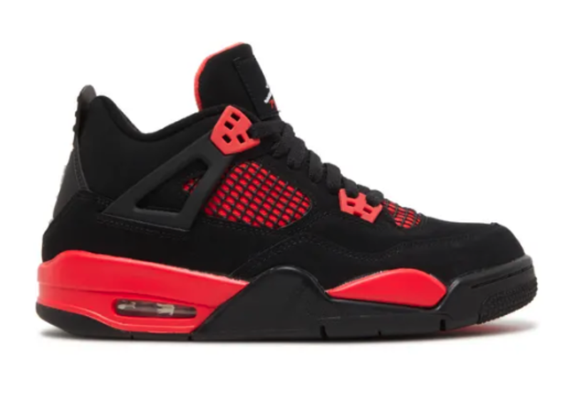 Jordan 4 Retro GS Red Thunder PRE OWNED