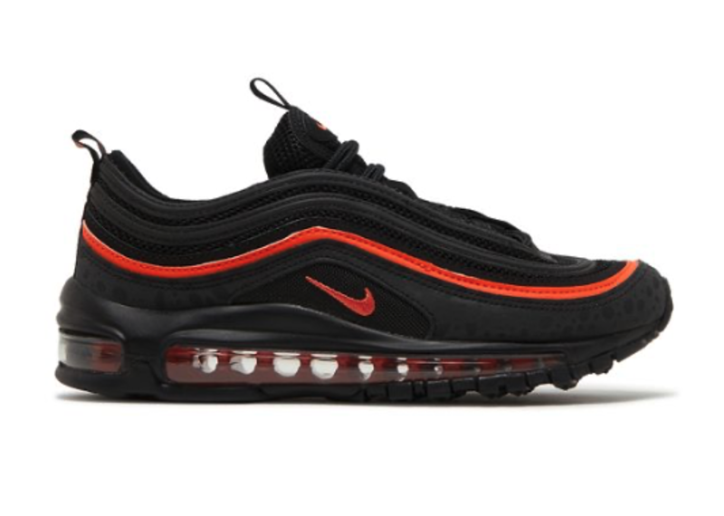 Air Max 97 GS Black Safety Orange PRE OWNED