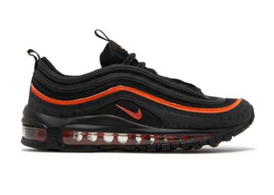 Air Max 97 GS Black Safety Orange PRE OWNED
