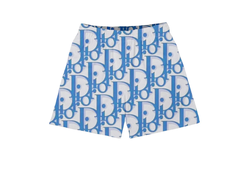 Blue D Mesh Shorts