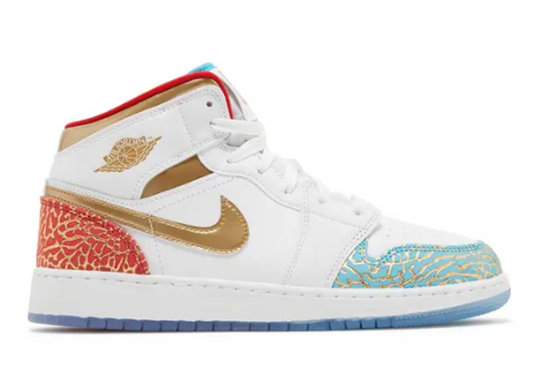 Jordan 1 Mid GS NC To Chi PRE OWNED