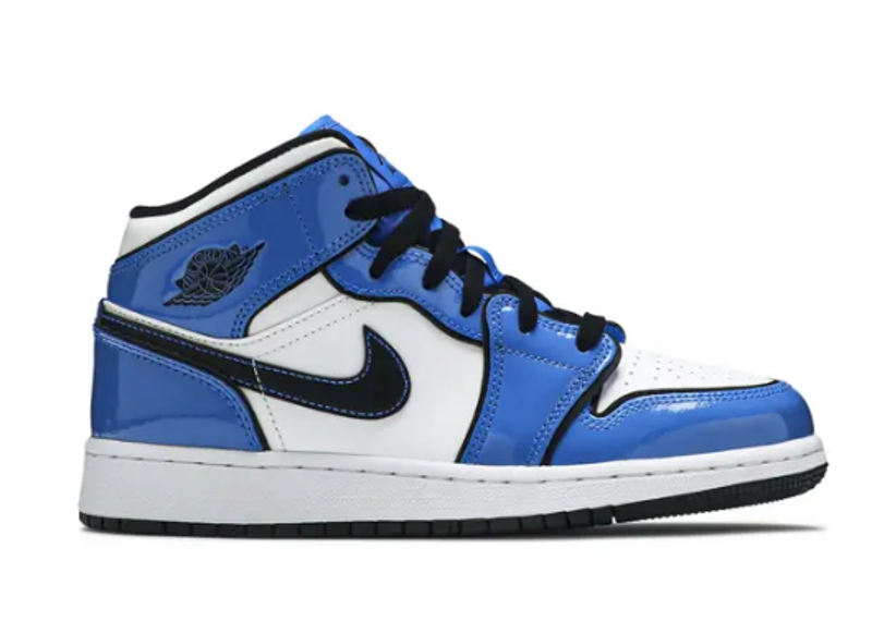 Jordan 1 Mid SE GS Signal Blue PRE OWNED