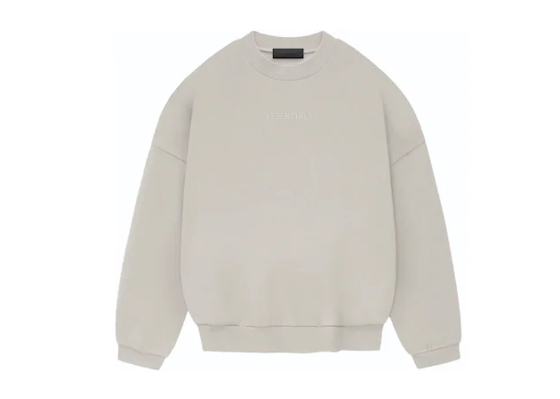 Fear of God Essentials Crewneck Silver Cloud