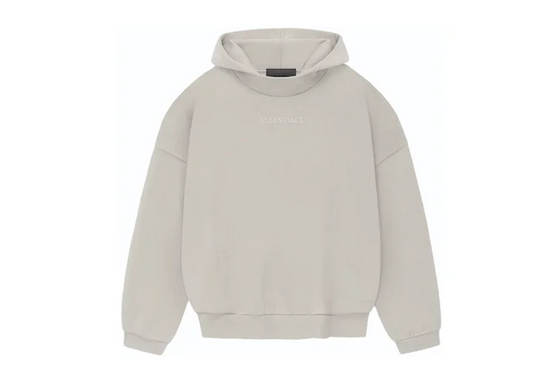 Fear of God Essentials Hoodie Silver Cloud